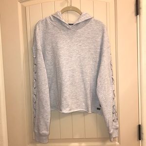 Marc New York Laced Sleeved Hoodie